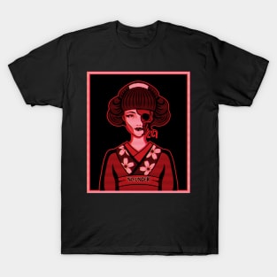 Horror geisha, dead geisha, terror geisha red T-Shirt